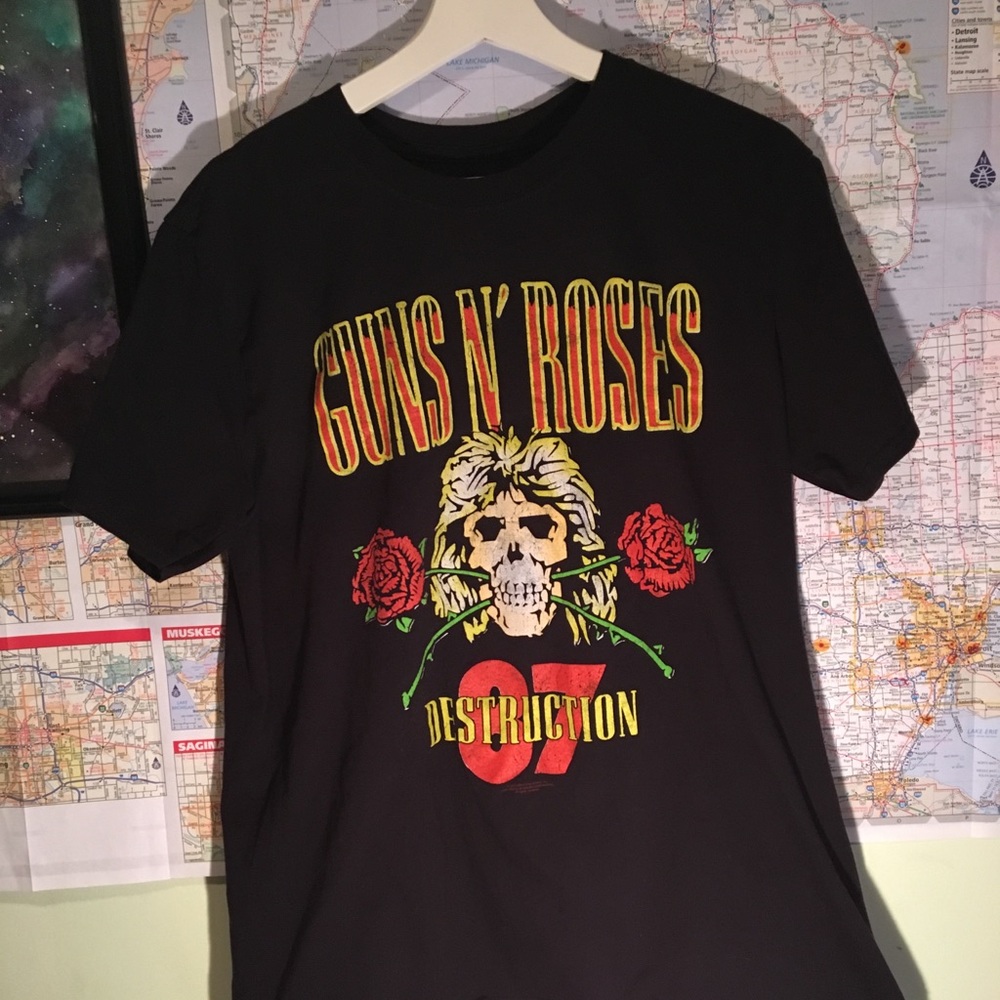 Guns and Roses 97 destruction uk tour
